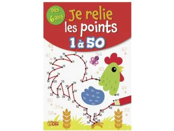 CUADERNO DE PUNTOS A CONECTAR 1 a 50 niños.