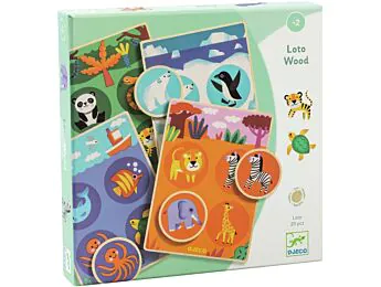 BINGO DE MADERA Los animales