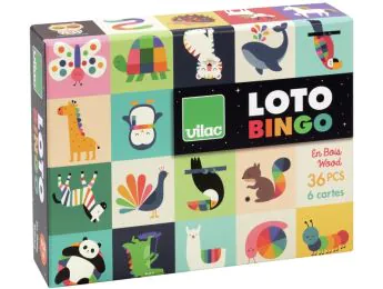 BINGO DE MADERA Andy Westface Los animales