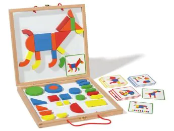 MALETÍN MAGNÉTICO TANGRAM Formas geométricas