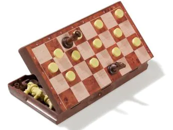 JUEGO DE AJEDREZ/DAMAS Magnética