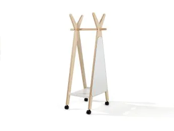 PERCHERO PARA ROPA Y DISFRACES CON ESPEJO L: 60 cm