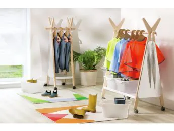 PERCHERO PARA ROPA Y DISFRACES CON ESPEJO L: 60 cm