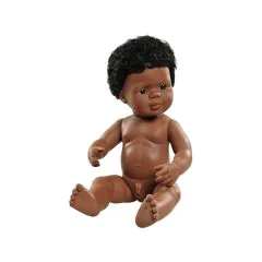 MUÑECA CUERPO DURO CON CABELLO 38 cm Thomas