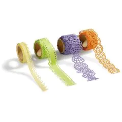 CINTAS ADHESIVAS EN PAPEL PUNTILLA Primavera