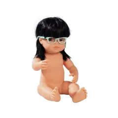 MUÑECA INCLUSIVA 38 cm GAFAS DE VER Alma