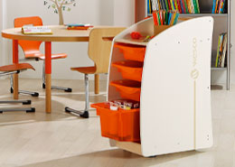 Muebles de almacenamiento móviles